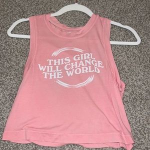 this girl will change the world tank